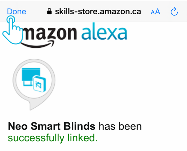 Smart Controller Integration Amazon Alexa authorize