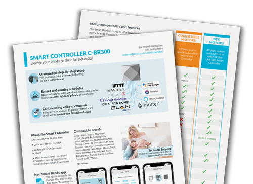 Preview of the Smart Controller spec sheet